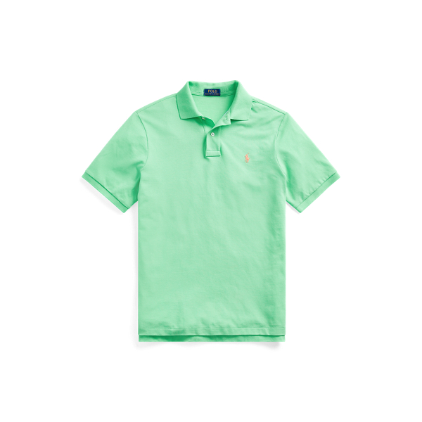 New Lime Slim Fit Mesh Polo Shirt Polo Ralph Lauren 2