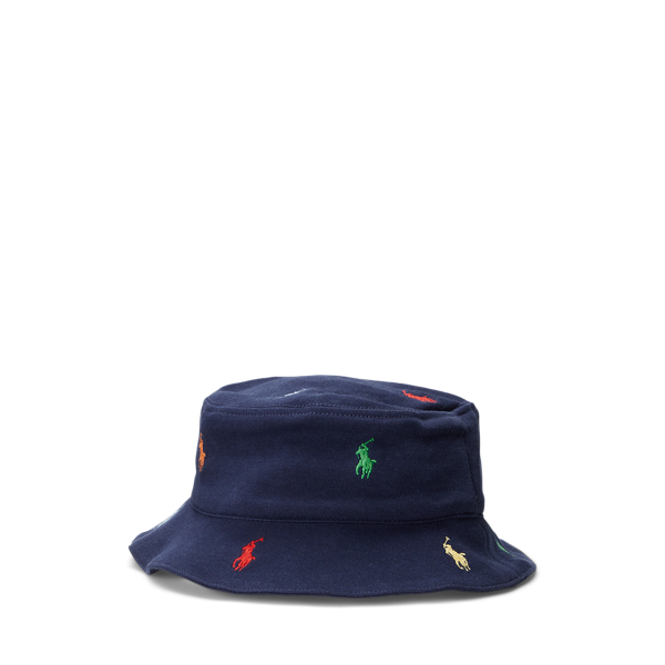 Polo Pony Cotton Interlock Hat for Baby Ralph Lauren UK