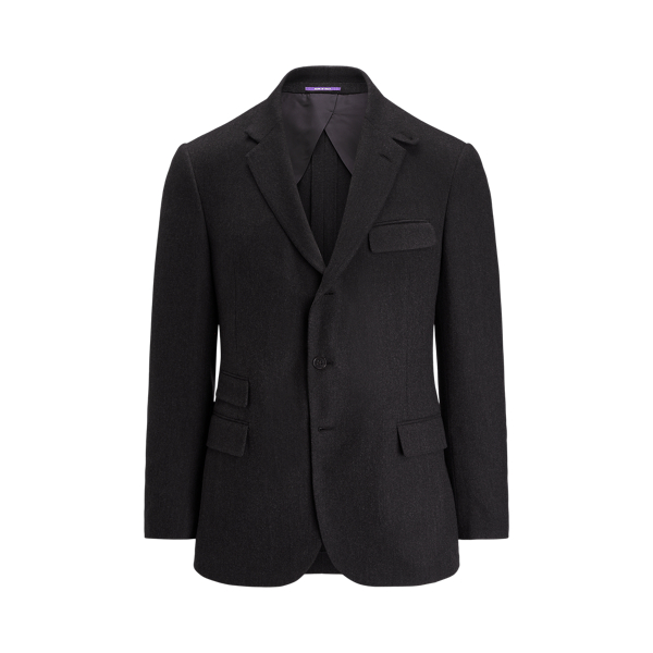 Kent Wool Herringbone Suit Jacket Purple Label 1