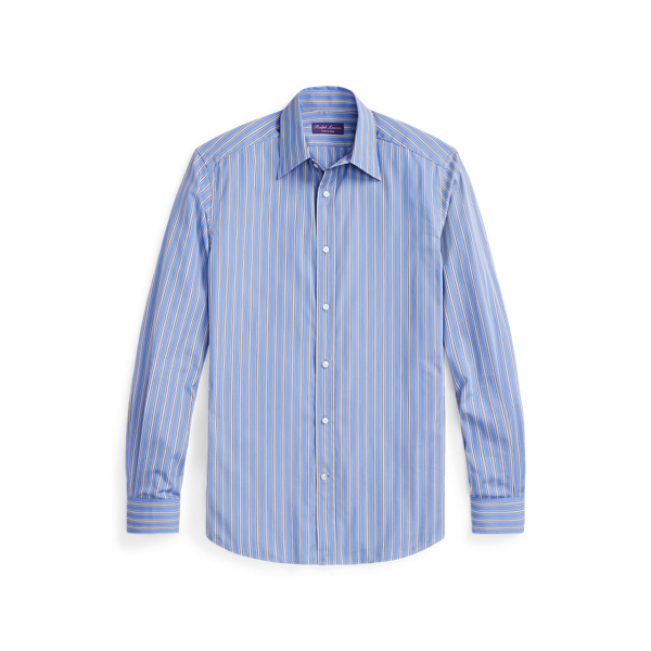 Camicia in popeline a righe Purple Label in 1