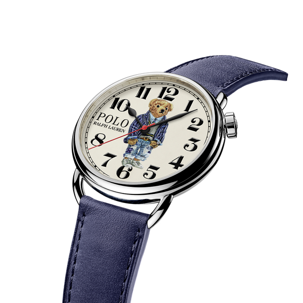 42 MM Cricket Polo Bear Steel White Dial