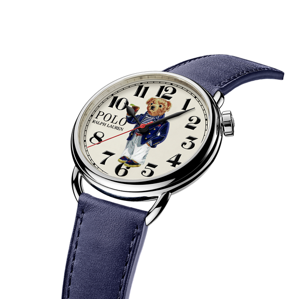42 MM Riviera Polo Bear Steel White Dial