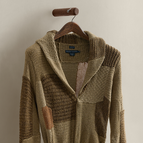 Mixed Multi 2010 Silk-Linen Belted Sweater - Size M Ralph Lauren Vintage 3
