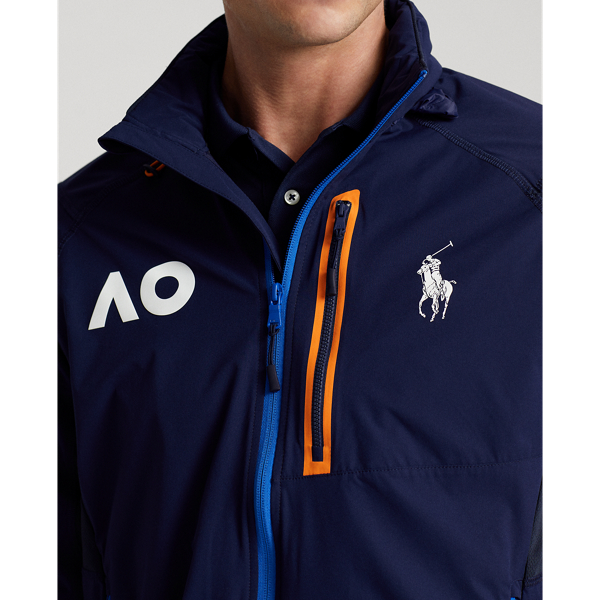 French Navy Australian Open Ballboy Packable Jacket Polo Ralph Lauren 5