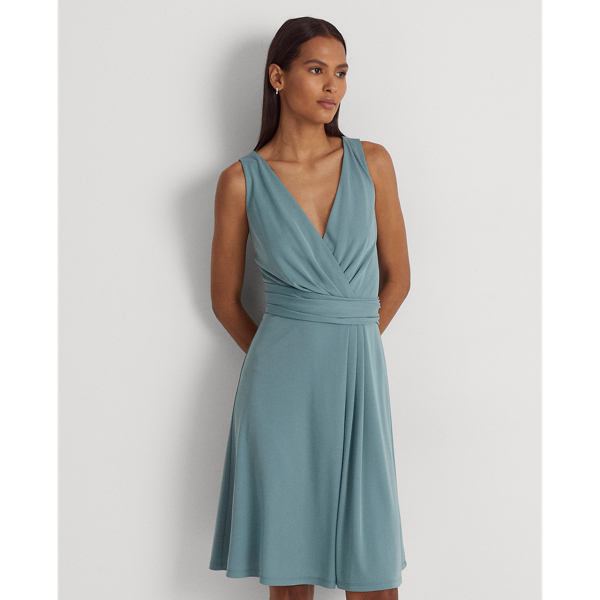 Highland Sea Surplice Jersey Sleeveless Dress Lauren 4
