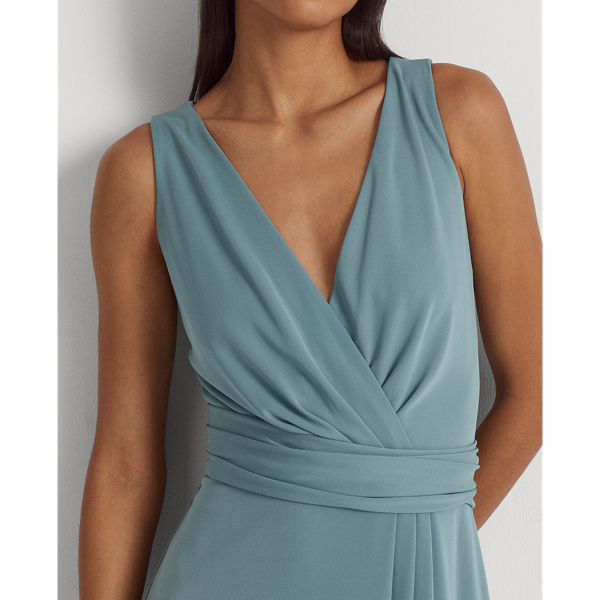 Highland Sea Surplice Jersey Sleeveless Dress Lauren 6