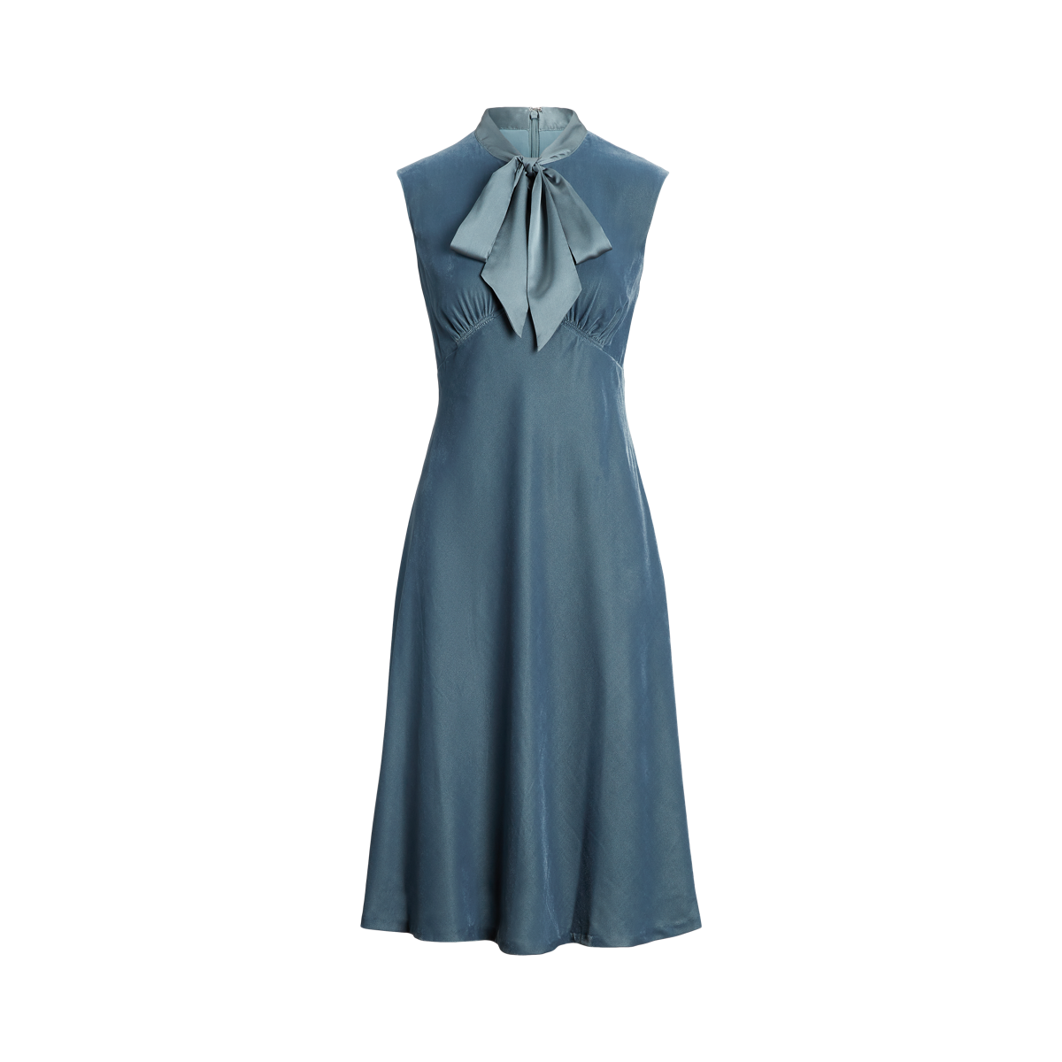 激安！Ralph Lauren 豪華ベルベット Velvet Tie-Neck Dress 黒 NWT Sz 8 Lauren Ralph Lauren Tie-Neck Black A-Line Velvet
