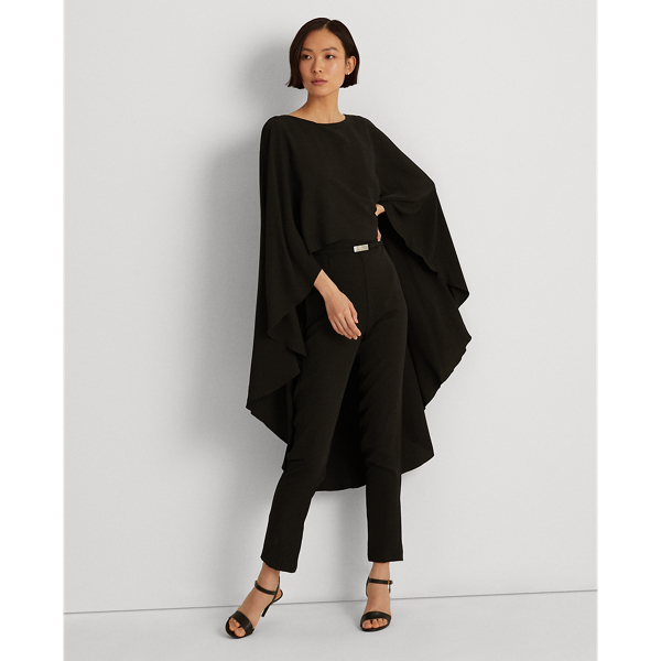 Black cape jumpsuit online