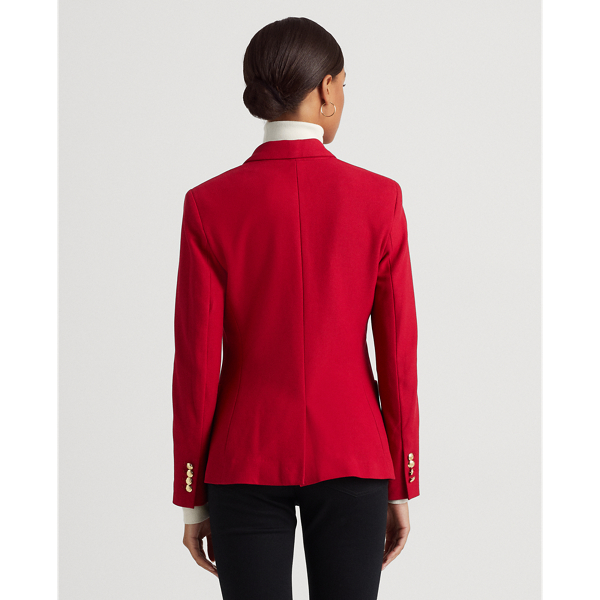 Classic Red Bullion Jacquard Blazer Lauren Petite 5
