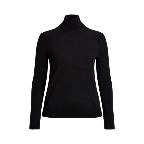 Silk-Blend Roll Neck