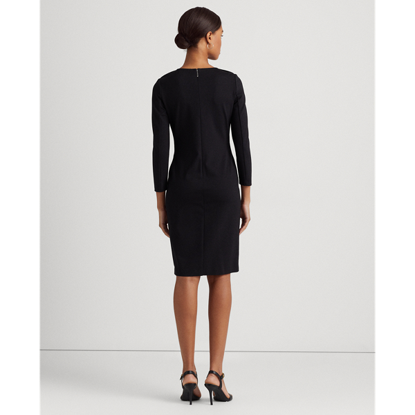 Ponte Three-Quarter-Sleeve Dress | Ralph Lauren