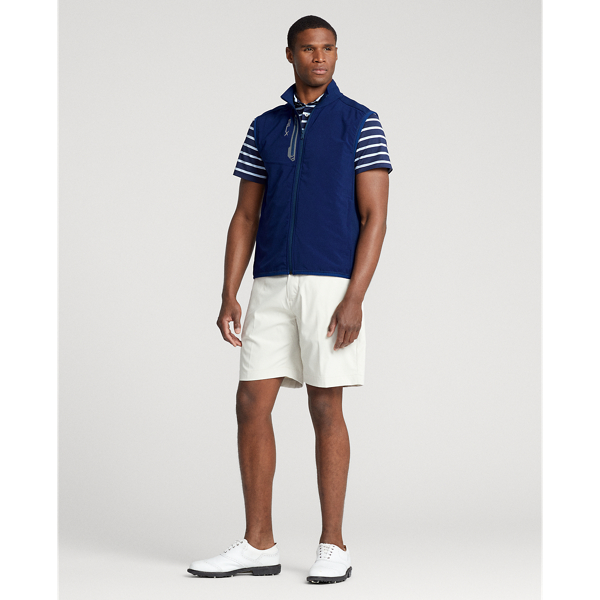 Gilet hybride &agrave; col chemin&eacute;e RLX Golf en Marine raffin&eacute; 4
