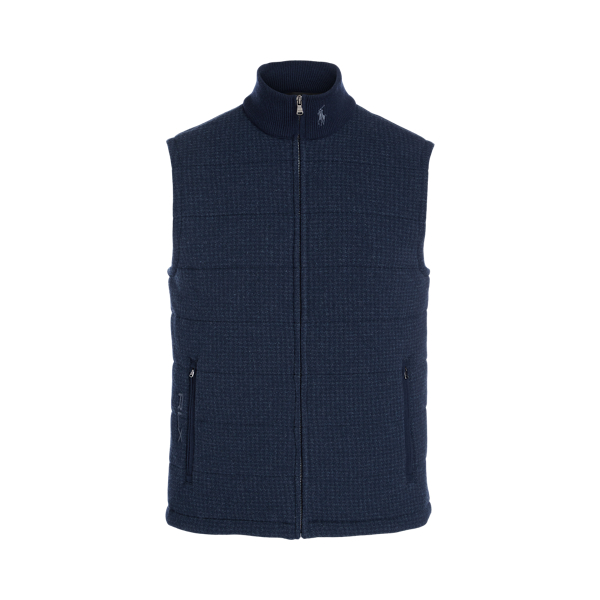 Wind-Blocking Wool Sleeveless Jumper RLX 1