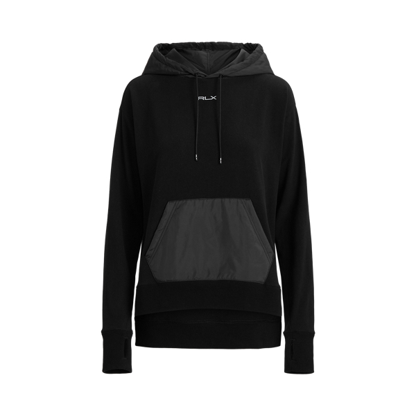 Logo Hybrid Jersey Hoodie