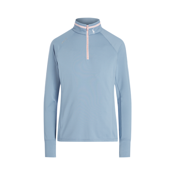 Stretch Jersey Quarter-Zip Pullover