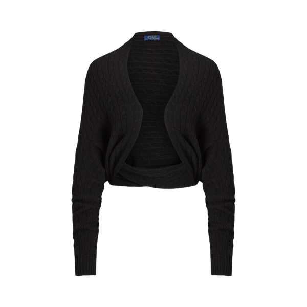Coprispalle in lana e cashmere a trecce Polo Ralph Lauren in 1