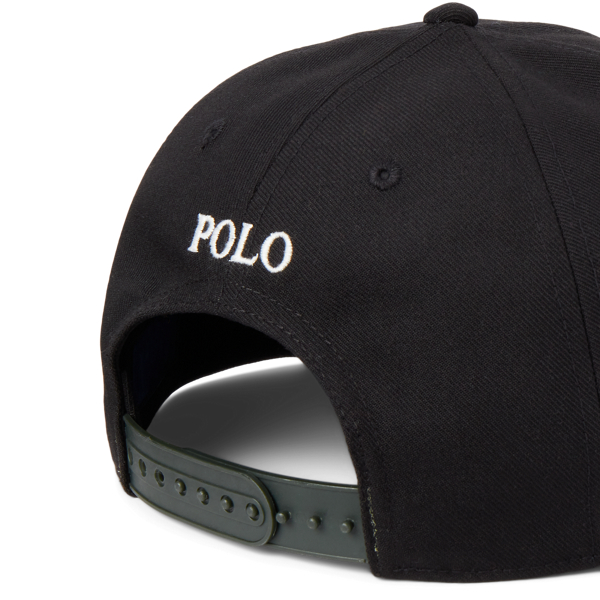 Polo Ralph Lauren Polo 黑色 斜紋布高帽頂棒球帽 3