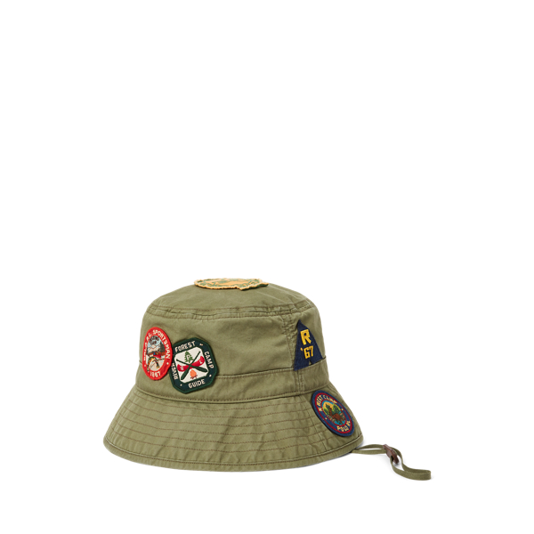 Patch Cotton Bucket Hat Polo Ralph Lauren 1