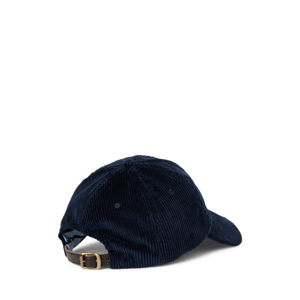 Hunter Navy Corduroy Ball Cap Polo Ralph Lauren for fall 2