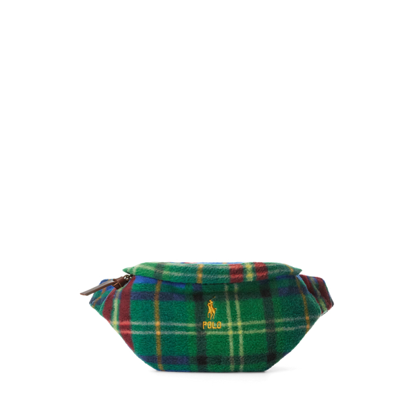 Plaid Fleece Waist Pack