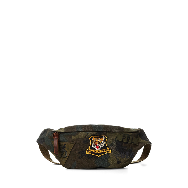 Tiger-Patch Camo Canvas Waistpack