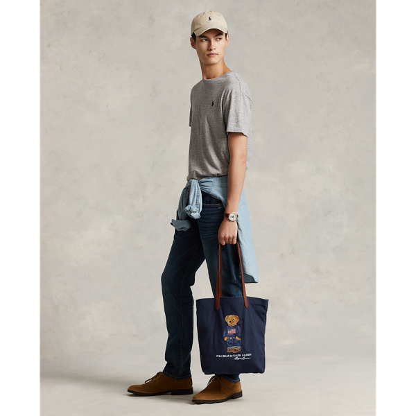 Shopper-Tragetasche mit Polo Bear Polo Ralph Lauren in Navy 7