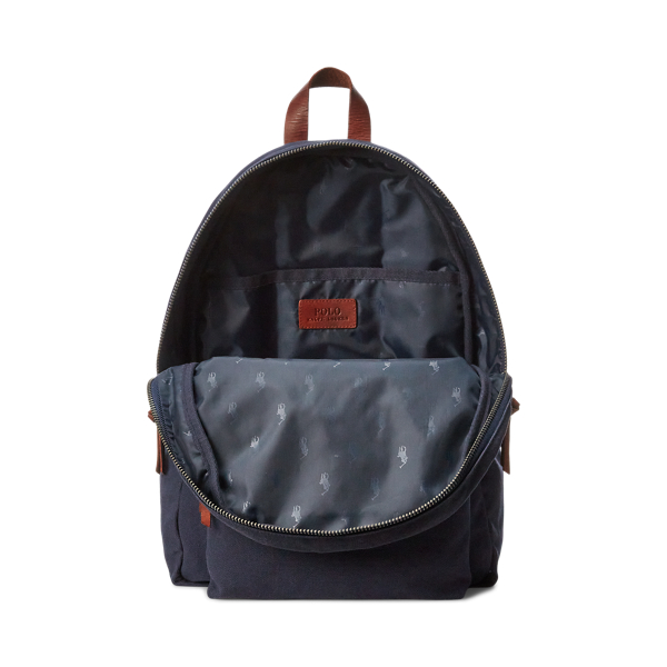 Polo Bear Canvas Backpack