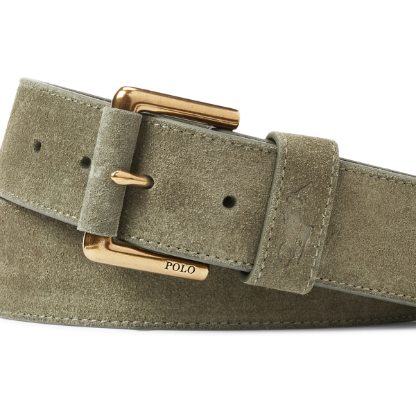 Ralph lauren suede belt hotsell