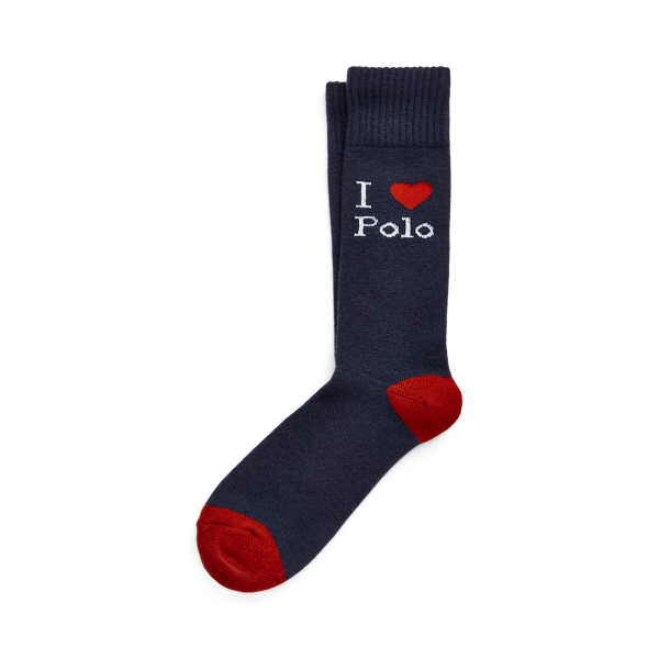 I Heart Polo Boot Socks
