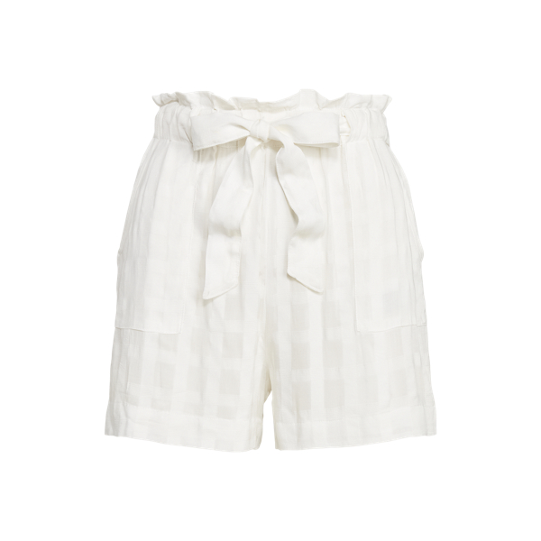 Short de plage translucide écossais Polo Ralph Lauren en Blanc 2