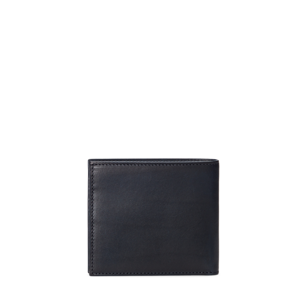 Navy Polo Bear Leather Billfold Wallet Polo Ralph Lauren 2