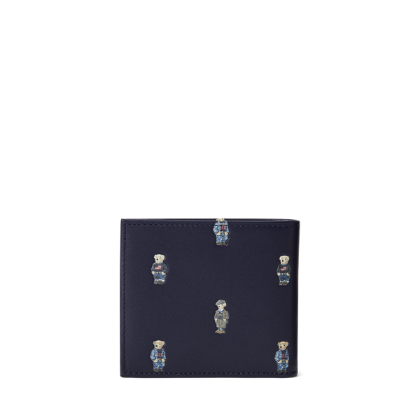Polo Bear Leather Billfold Wallet for Men Ralph Lauren® IN