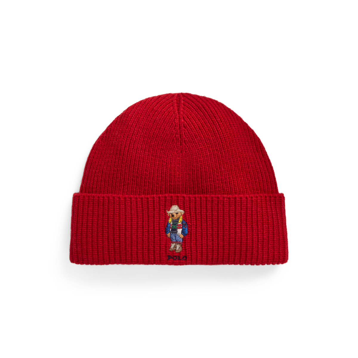 Polo Bear Rib Knit Beanie