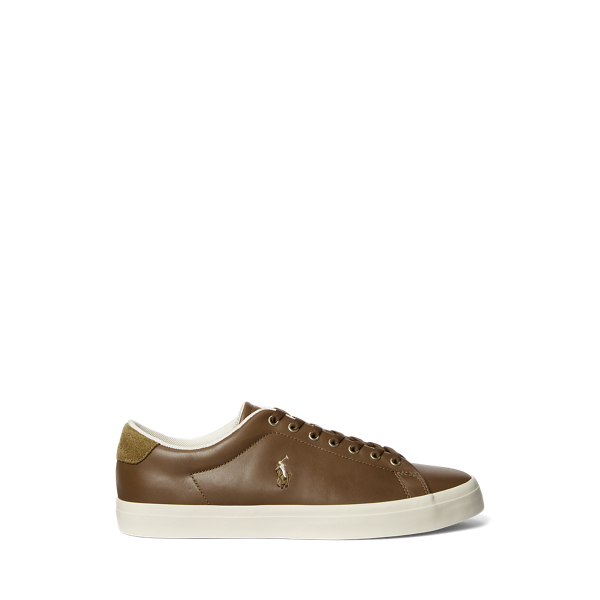 【POLO RALPHLAUREN】LONGWOOD-SNEAKERS-VULC NAPPA SMOOTH CALF Polo Ralph Lauren Longwood Navy Perf Nappa Smooth Calf Swan