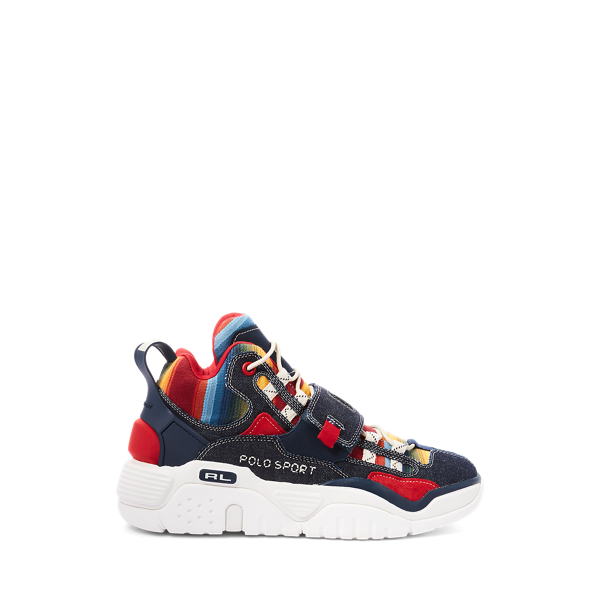 PS100 Multi-Print High-Top Sneaker Polo Ralph Lauren 1