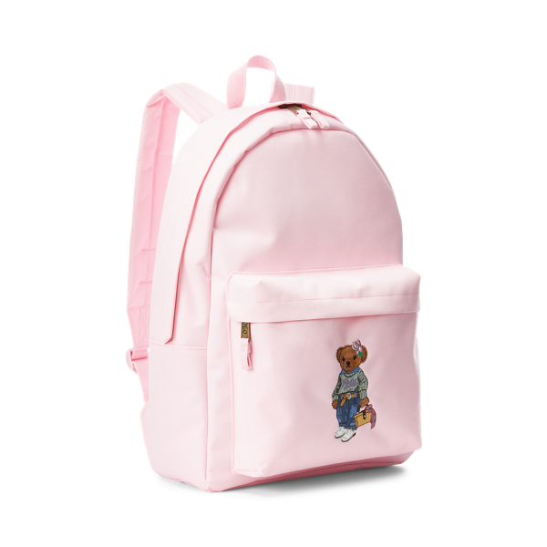Carmel Pink Polo Bear Backpack Girls 3