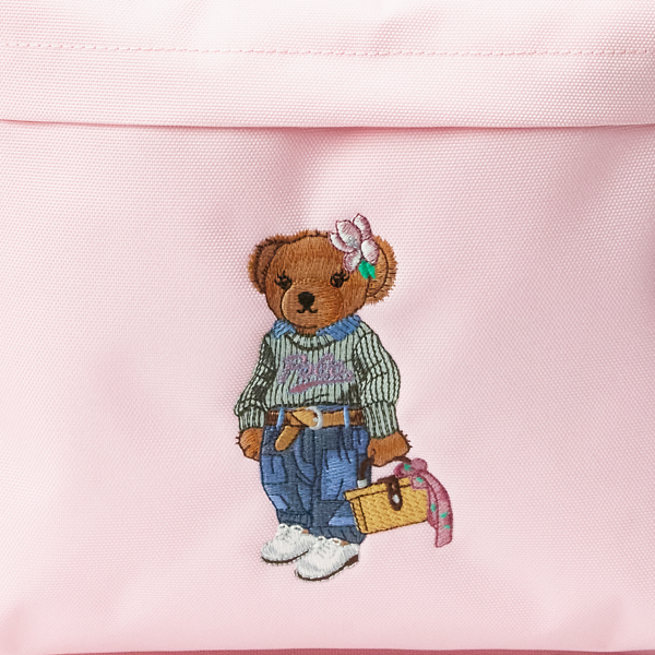 Carmel Pink Polo Bear Backpack Girls 6