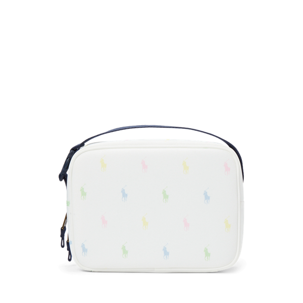 White Polo Pony Lunch Tote Girls 3
