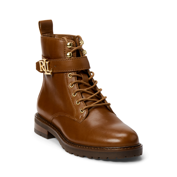 Eldridge Burnished Leather Boot for Women Ralph Lauren UK