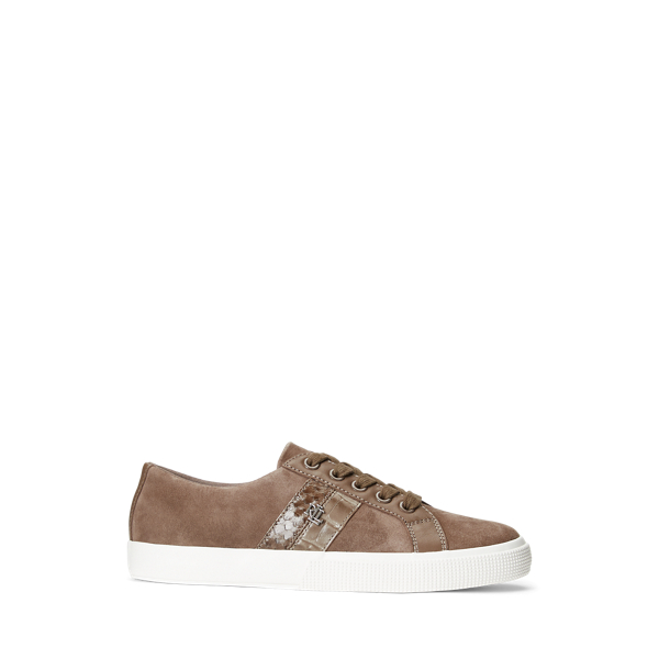 Janson II su&egrave;de sneaker met leer