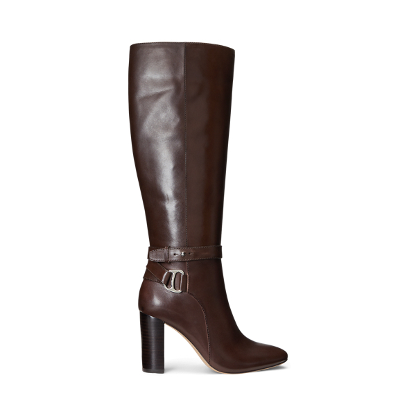Makenna Burnished Leather Riding Boot