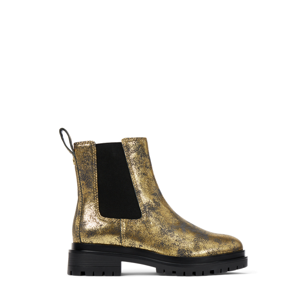 Corinne Metallic Leather Bootie Lauren 1