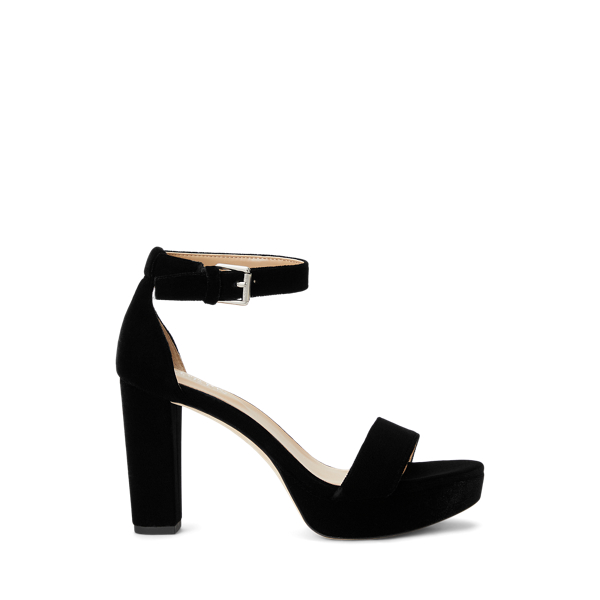 Sandales Sylvia en velours Lauren en 1