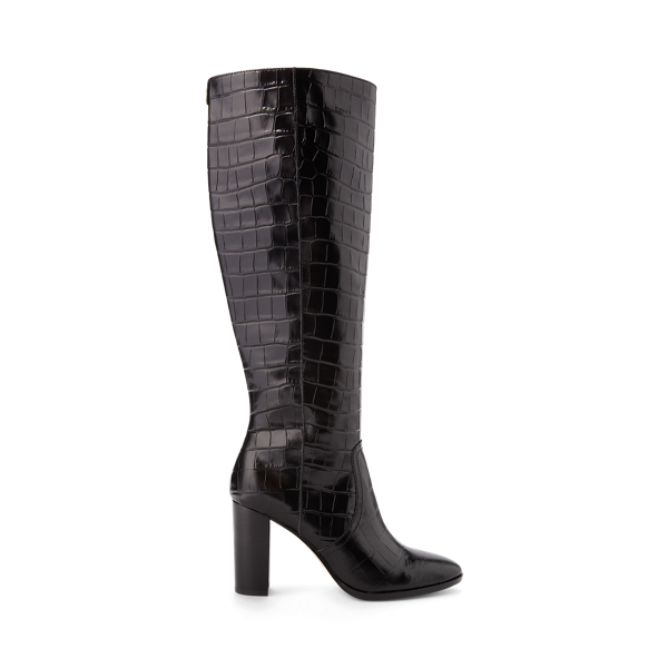 Ashlynn Embossed Leather Boot