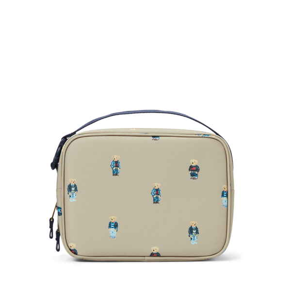 Khaki Polo Bear Lunch Tote Boys 3