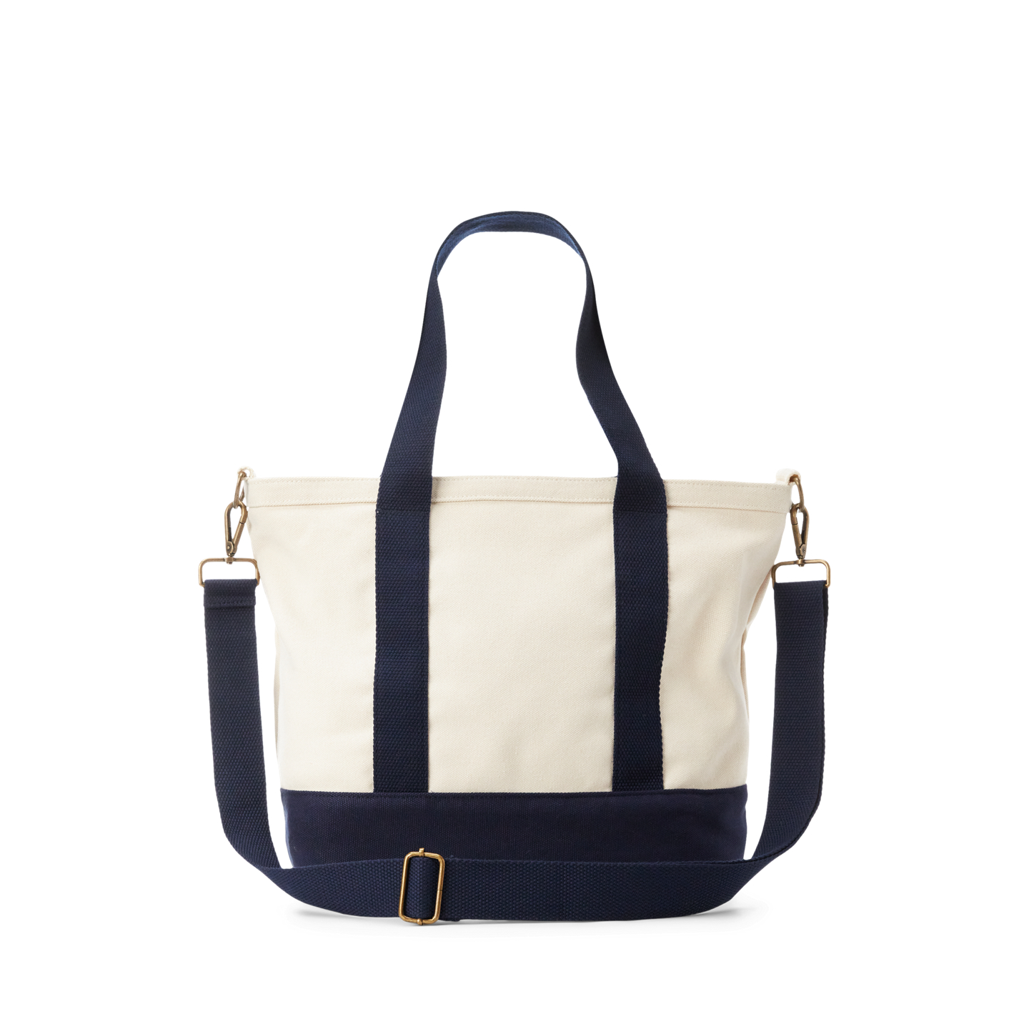 Детская сумка Ralph Lauren Big Pony Cotton Canvas Tote, цвет: Белый / Тёмно-синий — фото 2