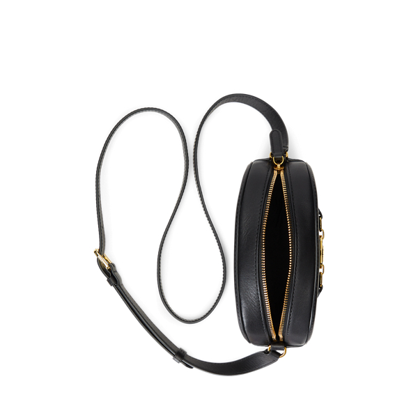 Holiday Tartan/Black Plaid Leather Medium Jordynn Crossbody Lauren 5