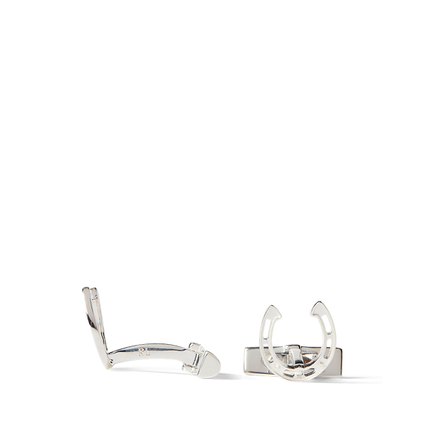 Sterling Silver Horseshoe Cuff Links