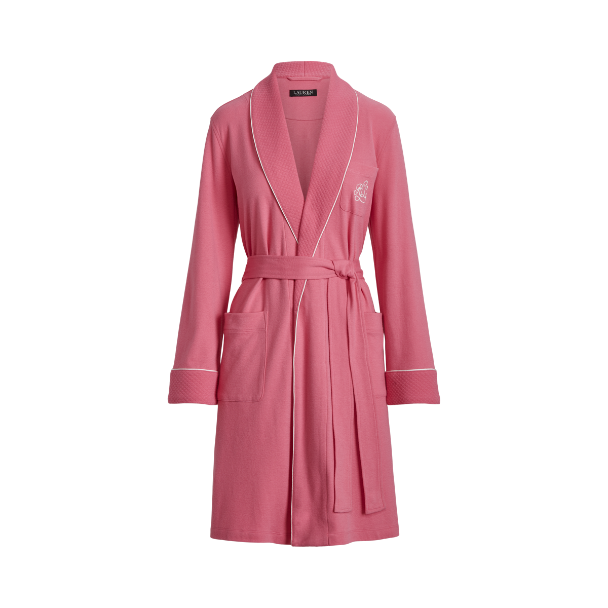 Quilted Shawl Collar Robe