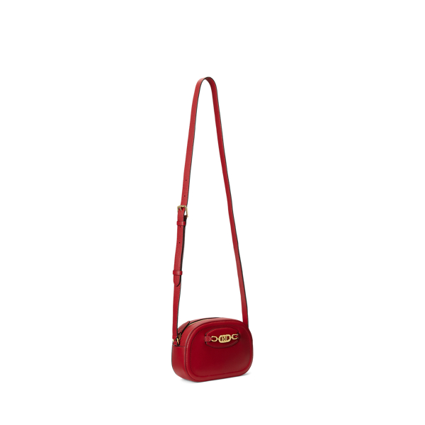 Red Leather Medium Jordynn Crossbody Bag Lauren 3
